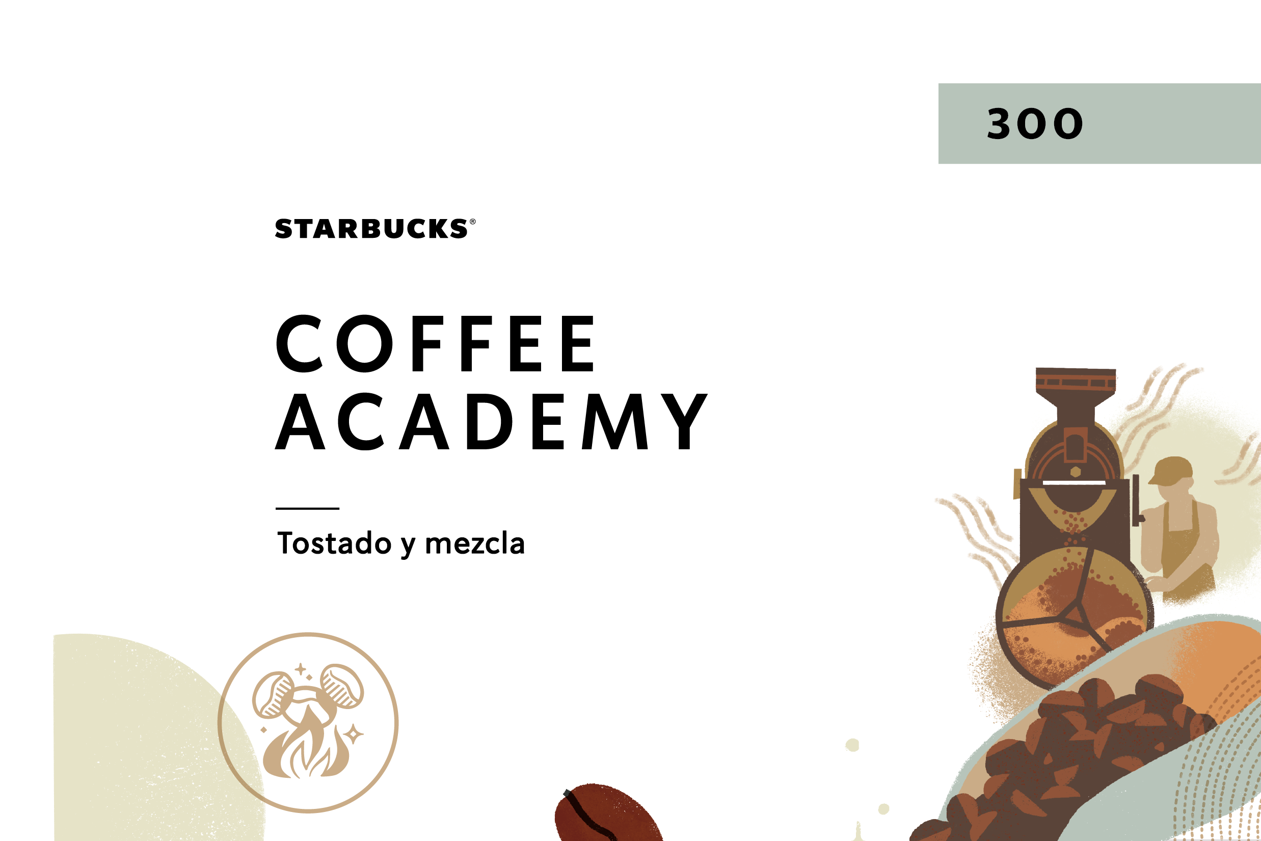 Starbucks Coffee Academy 300: Tostado y mezcla CAS300RB